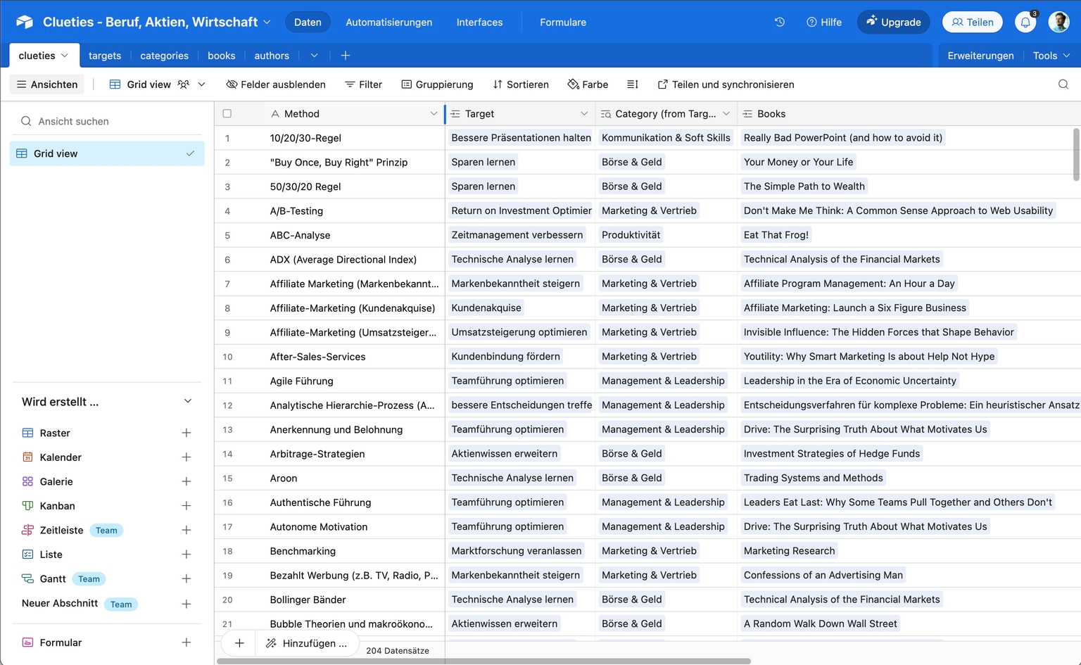 Airtable Prompt Management