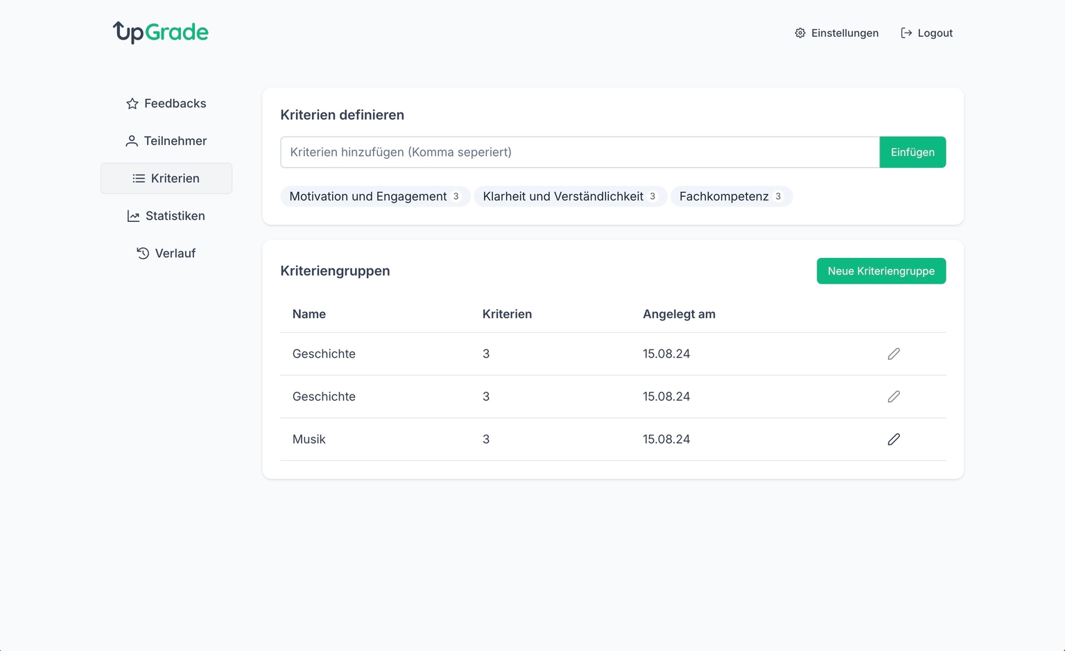 Add & manage group criteria